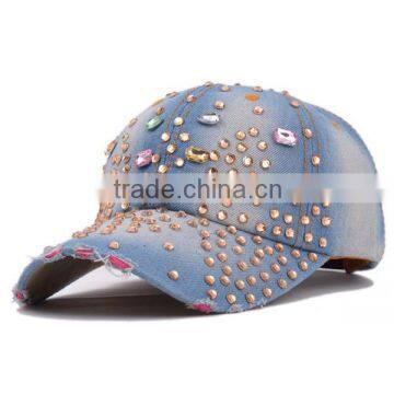 2014 Hot Sale Wholesale Promotional Manufacture Fashion Snapback Baseball Cap With Rhinestone                        
                                                Quality Choice