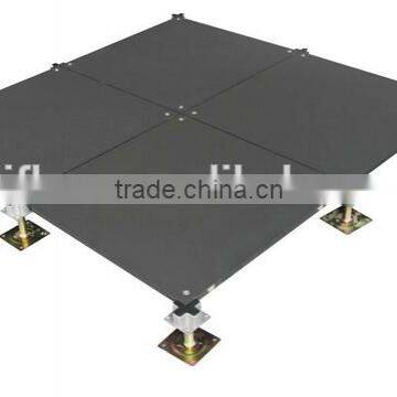 Steel cement raised access floor panel