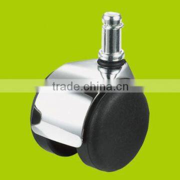 ring stem zinc alloy Chrome caster for furniture/zinc alloy office caster (FC4911)