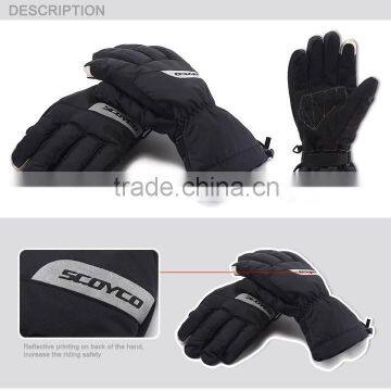 Motorcycle Gloves MC32 Waterproof and Thermal Gloves Touch Screen Material on Fingers photo-2