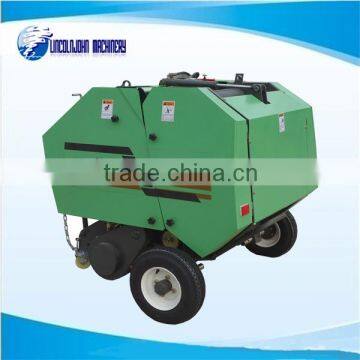 PTO linked round hay baler