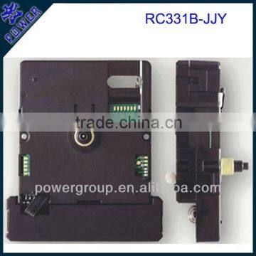 Radio controlled sweep clock movement for Japen power brand Shaft height 8.0mm cheap price RC331B-JJY