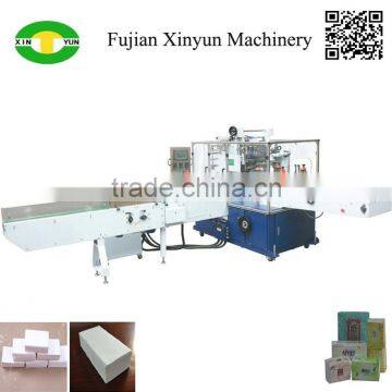 Full automatic soft pumping facial tissue paper packing machine