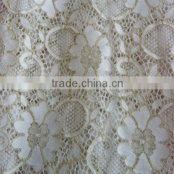 8802 white elastic nylon lace fabric in bulk