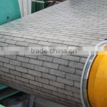 China Top Ten Selling Decorative New Brick Pattern PPGI Zinc Hot Dipped Steel Coils/Plates , Hot Sale ! photo-2