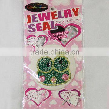 customized shape diamond color sticker for cell phone/macbook/MP3/TV/home decoration