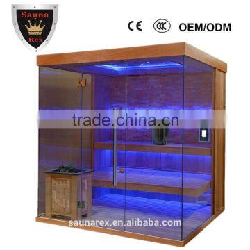 Good quality dry Sauna steam Room with sauna heater