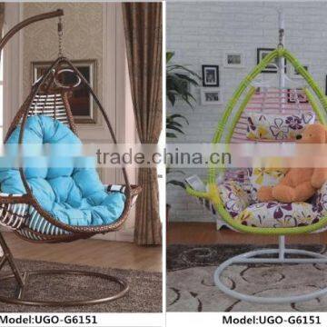 Factory Wholesale Rattan Swing Basket Rattan Basket Chair Hot Sale in Bali