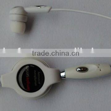 cheap and good quality retractable earbuds with mic