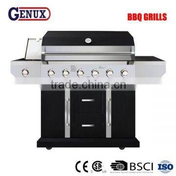 Large Cooking Area 6 Main Burner Grills With a Side Burner photo-2