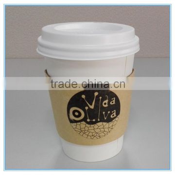 16oz paper coffee cups with lids and sleeves