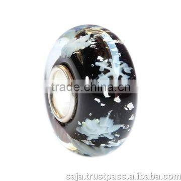 Wholesale 925 Silver murano glass beads Wjqgb126