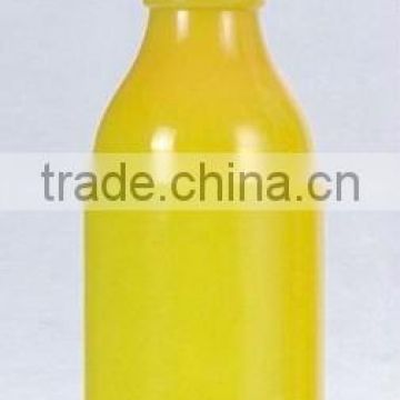 500ml yellow pet plastic bottle with aluminum dispenser