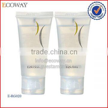 hot sale clear shampoo tubes for hotels cheap plastic empty cosmetic tube