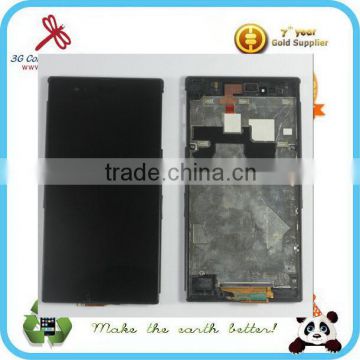 lcd touch screen digitizer for sony xperia z ultra xl39h lcd assembly for sony xperia z ultra c6802 c6833 lcd screen with frame