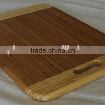 luxury cutting board made of nature bamboo,square shape&round corner cutting baord