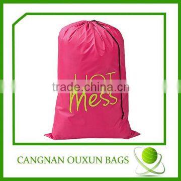 Hot sale nylon laundry bags with strap