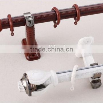 Hardware accessories 28mm wall mount bracket wood curtain rods