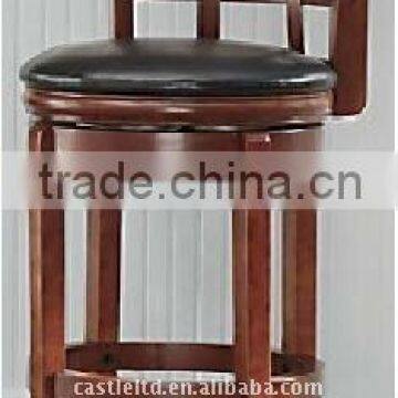 Wooden Lattice-Back Stool,antique swivel barstool