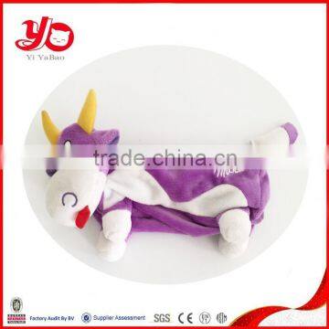 Best selling plush cow toy shape pencil case , cute animal cow shaped pencil case                        
                                                Quality Choice