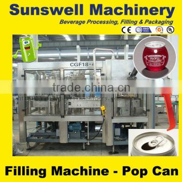 Cider aluminum can filling machine