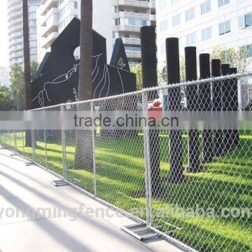 Galvanized steel chain link fence panels and chain link fence rolls