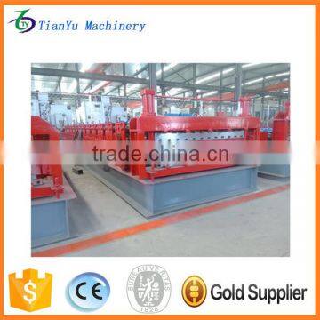 Galvanized Metal double layer roofing sheet roll forming machine/double layer roof tile roller former machinery