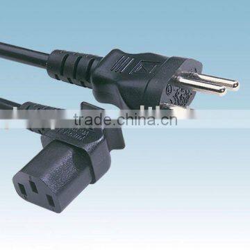 Swiss computer power cord/swiss power cord with sev approval/swiss plug