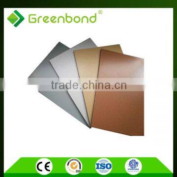 Greenbond brand unbroken pvdf acp new material pvdf acp or fire proof