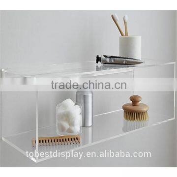 Custom format storage shelf, PMMA box, acrylic case with wall mounted