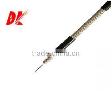 Coaxial cable with power wire