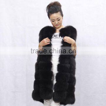 2015 Korean design Adult sex clothes fox fur vest