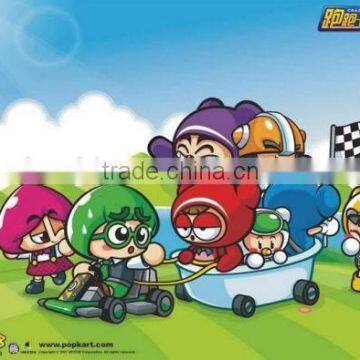 Rubber Kids Table Mats/ Plastic Carton Desk Mat/ Kid Plastic Play Mat photo-6