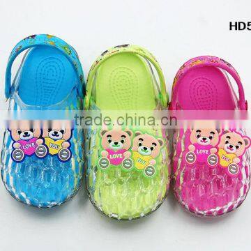 2015 new design Kids pvc sandals plastic jelly shoes for children