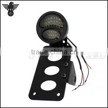 Motorcycle LED License Plate Lamp License Tag Bracket for Harley Custom