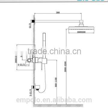 Kaiping Factory Rainfall Concealed Shower Mixer 13 4701 photo-2
