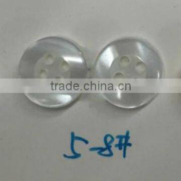 4 holes 18L resin shirt buttons