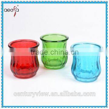 tealight glass candle holder glass candle bottle decorations wholesale