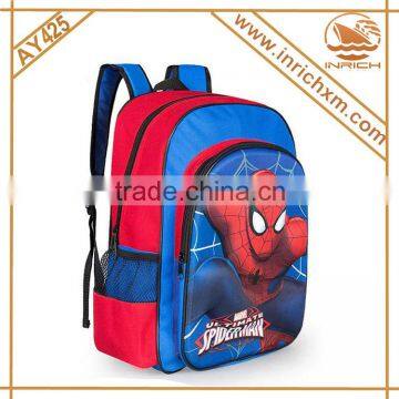 2016 Back To School Season Hot Sell 3D Spider Man Children Backpack Wholesale Book Bag photo-2