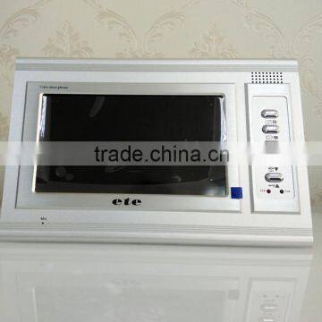 Single House/ Apartment / Villa Video/ Audio Intercom System CE/ ROHS Hand Free Videos Door Phone Apartment Video Door Bell photo-2