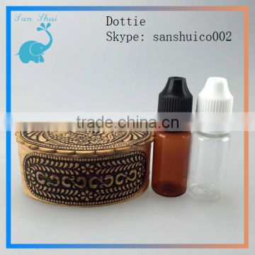 round shaoe 10ml plastic bottle eye drop bottle with wooden box China Supplier empty dropper bottles