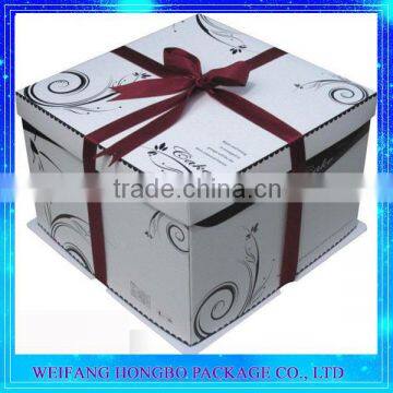 Ribbon Cake/Gift Cardboard Cylinder Packaging Box With ISO FDA photo-3