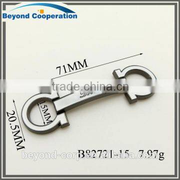 OEM ODM customized metal zinc expocy shoes buckle with custom-made logo