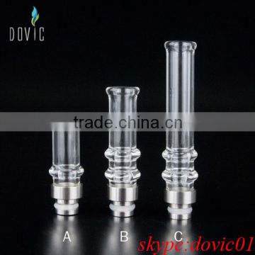 Different length glass drip tips