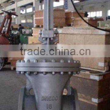 Cast steel large gate valve