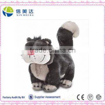 Lifelike stuffed animals fat cat plush toy