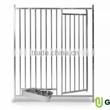 Front with barred gate & revolving feeder