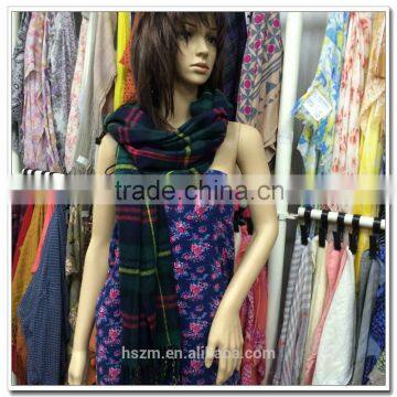 Yarn-dyeing Plaid Cashmere Scarf /pashmina Scarf Wholesale China Supplier photo-2