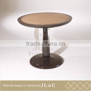 Luxury Living Room JT10-09 Elegant Pedestal Tea Table High-end Furniture Factory Price From China JL&C Furniture