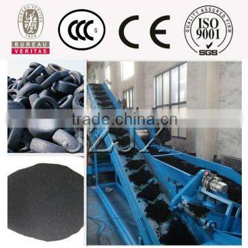 Overseas after-sales tire recycling machine with CE, ISO and BV